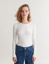 Ludmilla LS Tee - Bright White