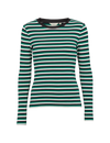 Ludmilla LS Tee - Green jacket / black / whisper white