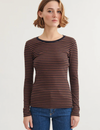 Ludmilla LS Tee - Carafe / Black