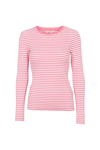 Ludmilla LS Tee - pink carnation / bright white
