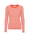 Ludmilla LS Tee - Grenadine / bright white