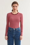 Ludmilla LS Tee - Bubblegum/Bordeaux Truffle