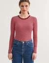 Ludmilla LS Tee - Bubblegum/Bordeaux Truffle