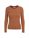 Ludmilla LS Tee - Buckskin/Bordeaux Truffle