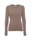Ludmilla LS Tee - Portabella / Poppy Seed