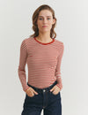 Ludmilla LS Tee - Rooibos / Whisper White