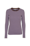 Ludmilla LS Tee - violet tulip / Chicory coffee