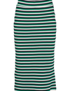 Ludmilla Long Skirt - Green jacket / black / whisper white