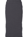 Ludmilla Long Skirt - Black / bright white