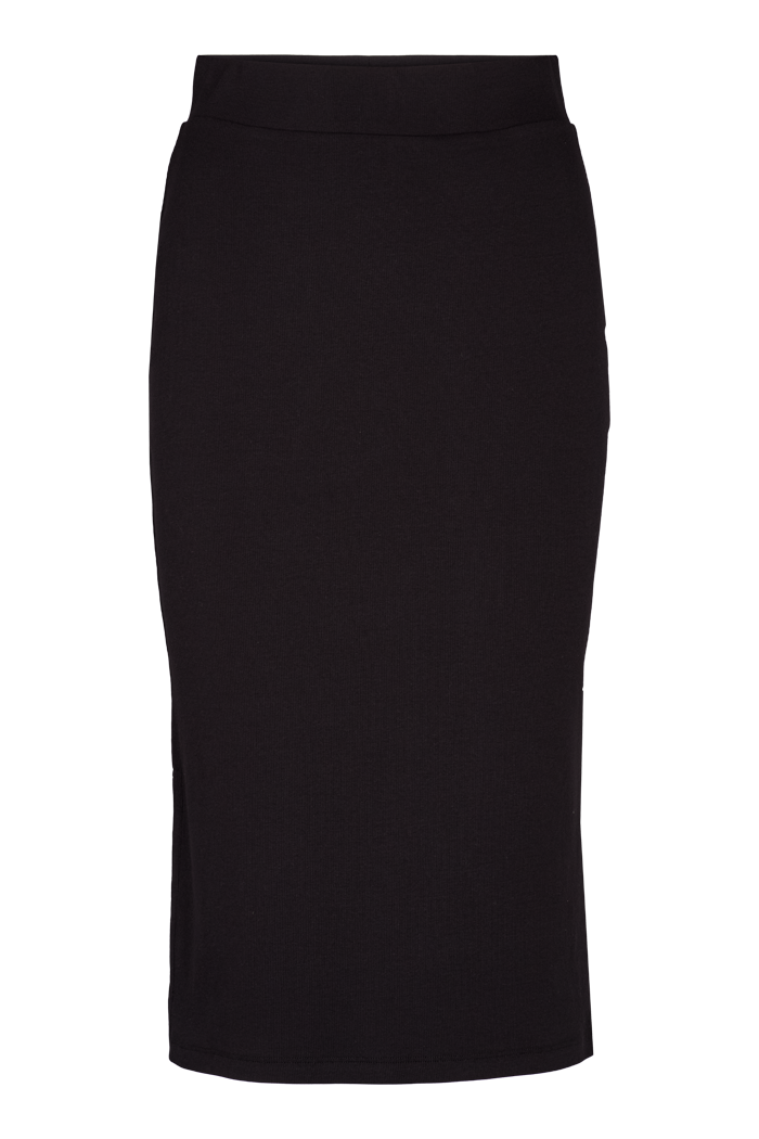 Basic Apparel Ludmilla Long Skirt Skirts 001 Black
