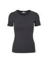 Ludmilla O-Neck - Blackened pearl / black