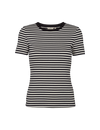 Ludmilla O-Neck - Whisper White/ Black/ Black Trim
