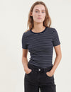 Ludmilla O-Neck - Black / bright white