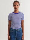 Ludmilla O-Neck - Sodalite blue / whisper white