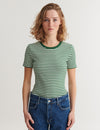 Ludmilla O-Neck - Abundant green / whisper white