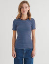 Ludmilla O-Neck - Riviera / Chicory coffee