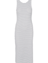 Ludmilla Openback Dress - Bright white / black