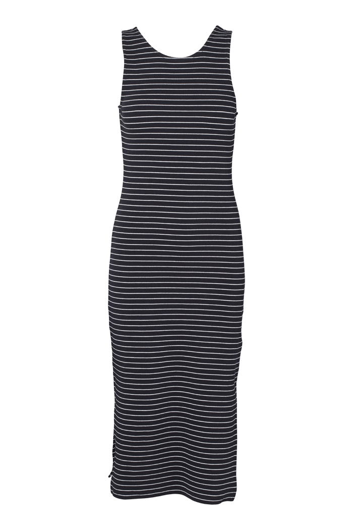 Basic Apparel Ludmilla Openback Dress Kjoler 703 Black / bright white