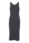 Ludmilla Openback Dress - Black / Bright White