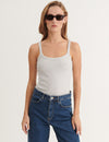 Ludmilla Strap Top - Light Grey Mel.