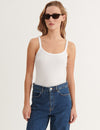 Ludmilla Strap Top - Bright White