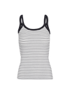 Ludmilla Strap Top - Bright white / black