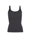 Ludmilla Strap Top - Black / bright white