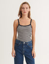 Ludmilla Strap Top - Birch/Navy
