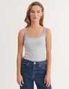 Ludmilla Strap Top - Frozen fjord / smoke gray