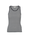 Ludmilla Tank - Whisper White/ Black/ Black Trim