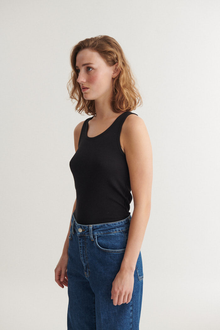 Basic Apparel Ludmilla Tank Tops & tank-tops 001 Black
