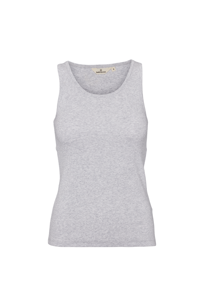 Basic Apparel Ludmilla Tank Tops & tank-tops 318 Light Grey Mel.
