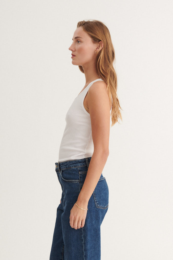 Basic Apparel Ludmilla Tank Tops & tank-tops 423 Bright White