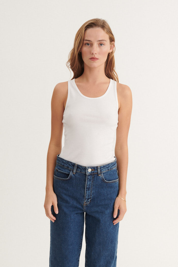 Basic Apparel Ludmilla Tank Tops & tank-tops 423 Bright White