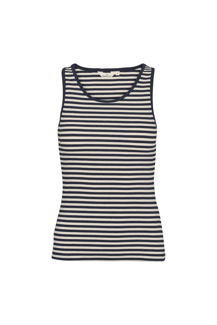 Basic Apparel Ludmilla Tank Tops & tank-tops 500 Birch/Navy