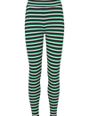 Ludmilla Tights - Green jacket / black / whisper white