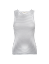 Ludmilla Top - Bright white / black