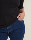 Ludmilla V-Neck - Black