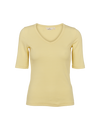 Ludmilla V-Neck - Custard