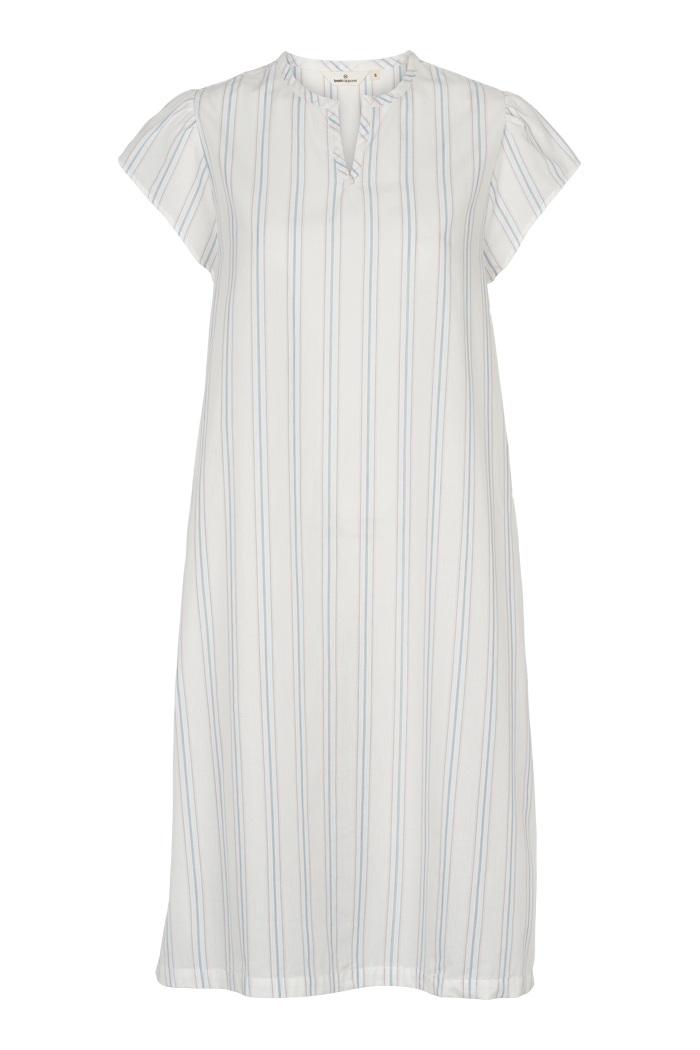 Basic Apparel Marina SS Dress Dresses 680 Whisper white / Lotus / alaskan blue
