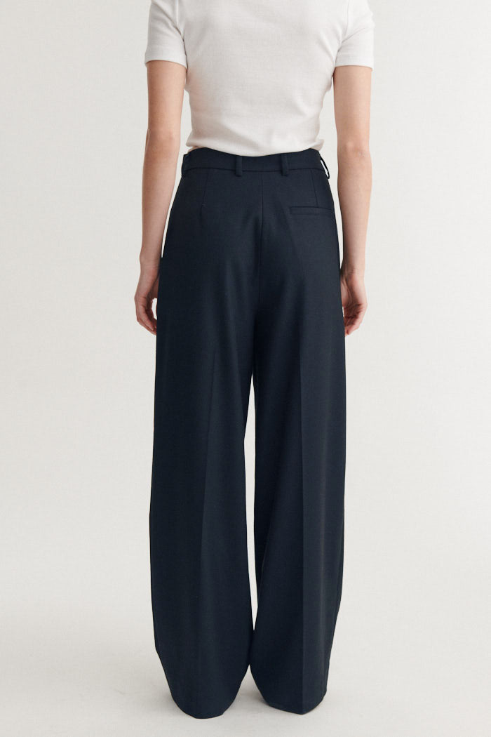 Basic Apparel Marjo Pants Pants 886 Navy melange