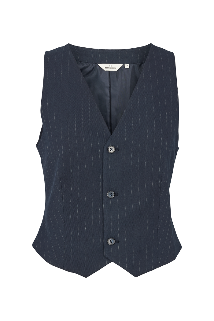 Basic Apparel Marjorie Vest Vests 048 Navy