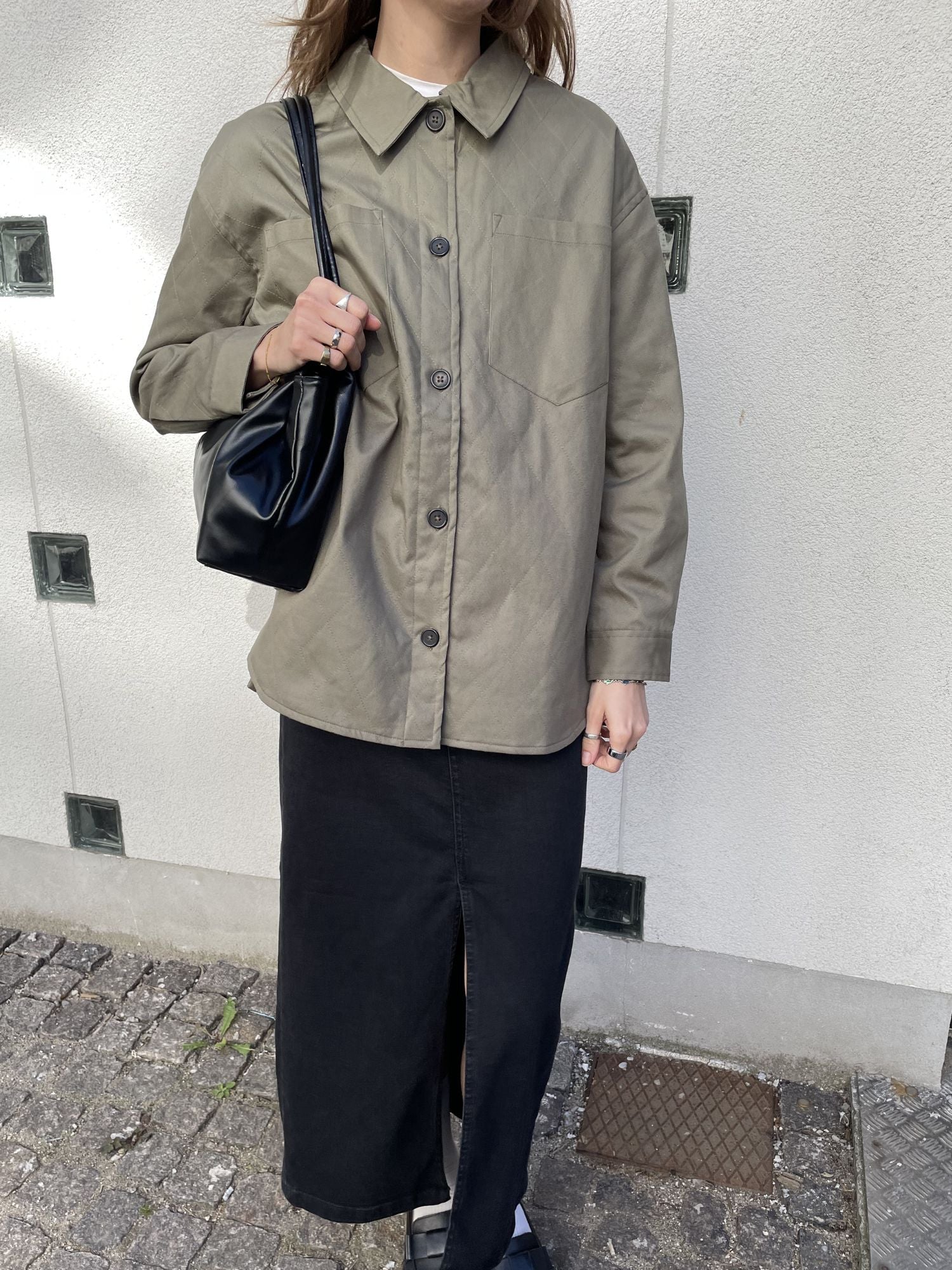 Basic Apparel Mia Jacket Shirts 121 Dried Sage