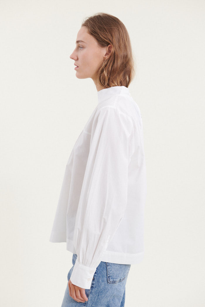 Basic Apparel Milly Blouse Blouses 423 Bright White