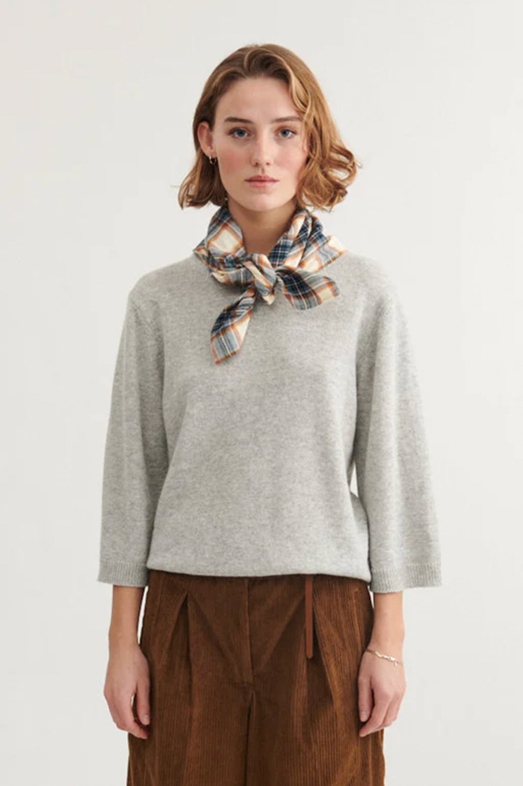 Basic Apparel Milly Scarf Halstørklæder 798 Copen blue / Birch