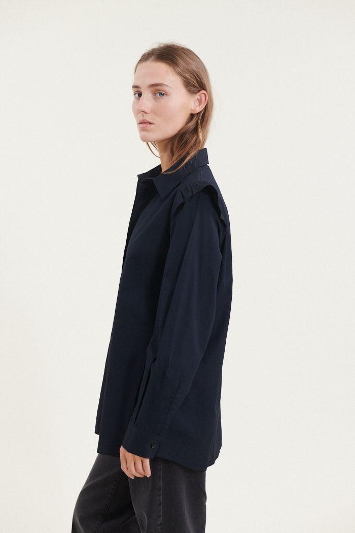 Basic Apparel Milly Shirt Shirts 001 Black