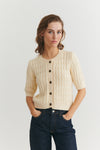 Minie Cardigan - Whisper White