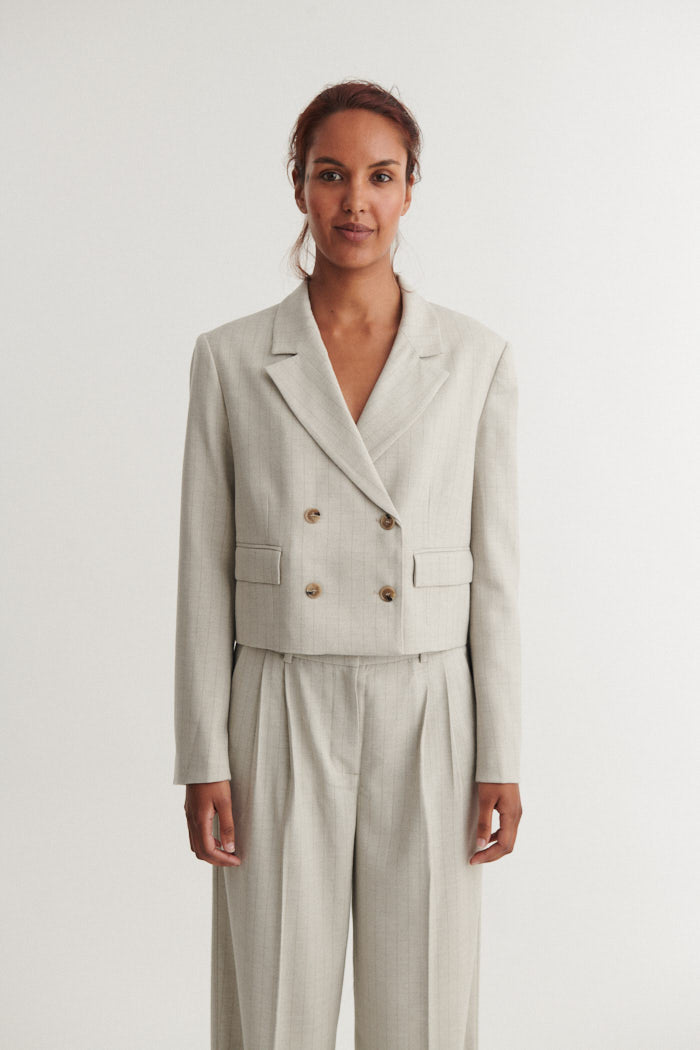 Basic Apparel Radi Short Jacket Jackets 858 Chincilla