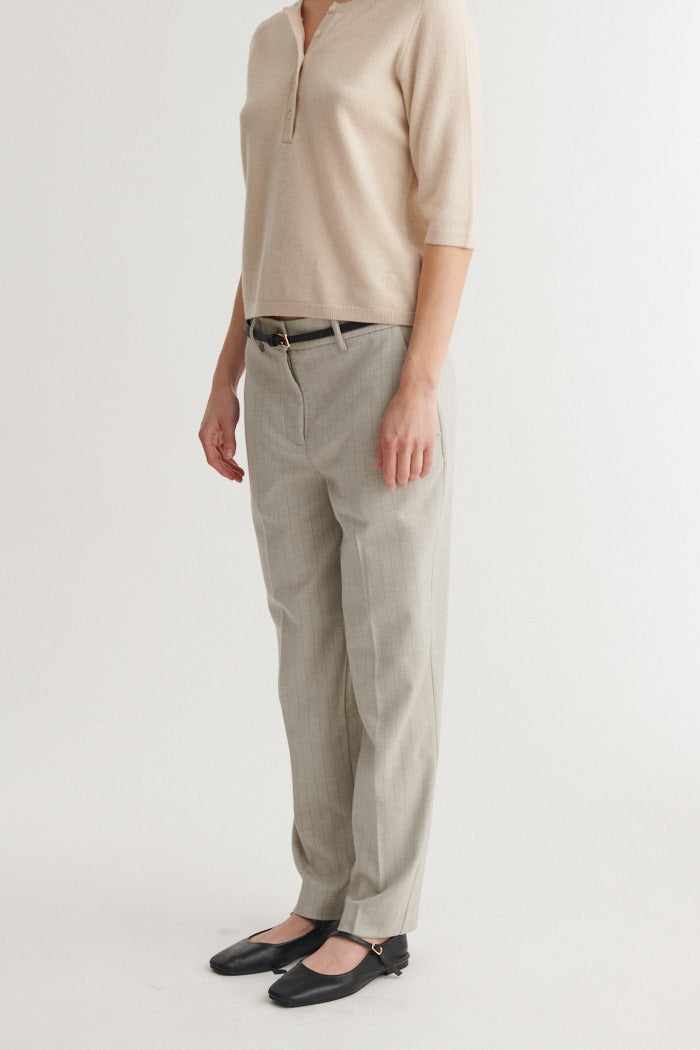 Basic Apparel Radi Slim Pants Bukser 858 Chincilla