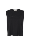 Basic Apparel Raja Logo Tank Toppe 001 Black